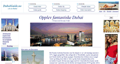 Desktop Screenshot of dubaiguide.no